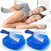 GWAWG 2 Pezzi Dispositivi anti russamento per uomini e donne, dispositivo di aiuto al sonno in silicone per ridurre il russamento e prevenire il bruxismo per tutti i tipi di bocca.