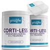 +LIFE Integratore Cortisolo PiùLife 600 mg Fosfatidilserina da Soia - 120 Capsule | 3 al giorno, con Ashwagandha, L-Teanina, Magnesio e Vitamine B6 B12, Senza Glutine e Lattosio