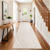 SHACOS Tappeto Corridoio Lungo 80x300 cm, Tappeti Passatoia Lavabile, Tappeto Cucina Antiscivolo Pelo Corto, Tappeti Runner per Ingresso, Cucina, Camera da Letto, Beige