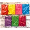 Festive Colours 14 confezioni da 50 g di polvere colorata Holi atossica per corse colorate, feste, festival e varie opere d'arte | rosa, blu, arancione, verde, giallo, rosso e viola