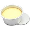 EUBSWA Stampo rotondo, 22,8 cm, rotondo, in acciaio inox, con rivestimento antiaderente per torte, brownies, torte, lasagned