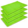 Westmark Tappetini per frigorifero - 4 tappetini con effetto antibatterico e cuscini d'aria, ideali per conservare frutta e verdura in frigorifero - Plastica, Verde, 522222E3