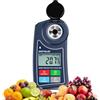 GOYOJO Rifrattometro Digitale Brix con Compensazione Automatica della Temperatura, per Campioni d'Acqua, Alimenti, Frutta, Bevande e Contenuto Zuccherino delle Colture (0,0-55,0% Brix)