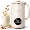 Generic Macchina automatica per latte di mandorle per latte di mandorle per latte vegetale fatto in casa, avena, soia, con funzione di mantenimento del calore e autopulente