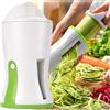 Generico 3 In 1 Spaghetti Di Zucchine Attrezzo, Taglierino a Spirale Per Zucchine, Taglia Zucchines Fare Spaghetti, Grattugia a Spirale 3 In 1 In Acciaio, Facile Da Usare e Comodo Da Pulire