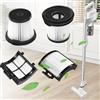 FuxFuis 4 Pz Filtri di Ricambio per Aspirapolvere Shark Detect Pro Cordless Vacuum IW3511 IW3120 IW1111 IW1120, Filtri per Aspirapolvere Lavabili e Riutilizzabili, 2 Filtro Posteriore, 2 Prefiltro