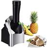 GZD Macchina per gelato,Semplice operazione One Push Gelato fatto in casa,Macchina per sorbetti alla frutta fresca per la cucina casalinga fai da te