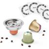 BENFUCHEN Adattatore per cialde di caffè riutilizzabile per Delonghi-ENV135, VertuoLine-GCA1, BENFUCHEN Supporto in acciaio inox per macchina Vertuo, preparazione del caffè al gusto originale Nespresso