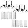 GYing Per Lefant 8 spazzole laterali e 8 filtri Hepa Kit accessori T700 M201 M501-A/M501-B/M520 M301 T800 Robot Aspirapolvere Parte di Ricambio