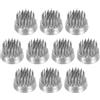 PATIKIL Rane Fiori 0,9 Acciaio Inossidabile Argento Tone 10pz | Fiori Composizione Strumento, Floreale Rana Spilli Contenitore, Ikebana Kenzan, per Vaso Fiore Composizione