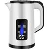 Generico Bollitore d'acqua elettrico - 3L Clessa di teiera in acciaio inossidabile a bollire veloce | Bollitore elettrico di grande capacità per acqua calda, ideale per cucina, camera da letto, uso 'uffici