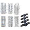 BDSMYEE 6pcs Guaina Pene con 4pcs Cockrings, Sleeve Guaina Fallica Sex Toys per Uomini, Guaine e prolunghe per il pene, Aumenta la Potenza per L'erezione