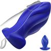 Sexwula Plug Anale, Plug Anale in Silicone Cavo XXL 6,5 cm con Design a Tunnel