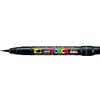 Posca Uni-Ball Posca Brush - nero, confezione da 5