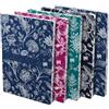 Oxford 'Romance' - Taccuino B5 (17 x 24,5 cm), 160 pagine, copertina morbida con dettagli lucidi, 4 motivi, 5 pezzi