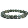 Felicidade Bracciale labradorite 8 mm pietra naturale - protezione, benessere e intuizione - gioiello unisex per litoterapia per uomo e donna, Taglia unica, Pietra semipreziosa, labradorite
