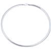 Bling Jewelry Catena Omega Flessibile A Serpente Sagomata Da 6 MM In Argento Sterling .925 Made In Italy, Collana Choker Herringbone Per Donne 18 Pollici