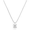 Louis Ciocchetti dal 1887 Collana Argento 925 con Punto Luce Zircone 5A da 50mm, Regolabile, Elegante e Raffinata