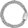 Breil, Collezione Magnetica System, Bracciale Donna Small Eclipse, in Acciaio Lucido, con Micro Catene e Pratica Chiusura con Magnete, Idee Regalo Donna, Lunghezza 19 cm, Colore Silver