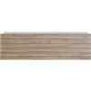 Composad | Pensile con 1 Anta della Linea ILAGO Montaggio Verticale o Orizzontale, Mobile Soggiorno Sospeso, (LxAxP): 123x35,7x30,3 cm, Grigio Cashmere Topmatt e Strippedwood, Made In Italy