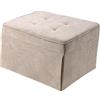 Atlantic Home Collection Multifunzione Shocker Finn, 80 x 70 x 41 cm, crema, poliestere