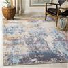 Livabliss Clearwater Tappeto Salotto Moderno Astratto Tappeto Soggiorno, Camera da Letto, Pranzo Moderni Tappeti Effetto Marmo, Morbido e Pelo Corto, Ampio 160x213 cm, Blu, Avorio e Grigio