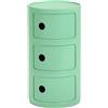Kartell - Portaoggetti Componibili - Verde - Bioplastica Bio-On - Designer Anna Castelli Ferrieri