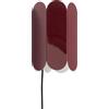 Hay - Applique con presa Arcs - Rosso - Acciaio - Designer Muller Van Severen