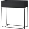 Ferm Living - Fioriera autoportante Plant Box - Nero - Acciaio laccato epossidico - Designer Trine Andersen