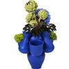 Moustache - Vaso Pacha - Blu - Ceramica smaltata - Designer Jean-Baptiste Fastrez