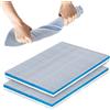 Jyvex Tappetino filtrante 8D per acquario, 40 x 60 cm, multistrato, 2 pezzi