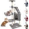 Beltom® TIRAGRAFFI PER GATTO 120 CM GIOCO PARCO GIOCHI CUCCIA GATTI GRAFFIATOIO SISAL ALBERO CUCCE TIRA GRAFFIO PALESTRA - Grigio