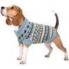 Hjumarayan Maglione per cani di taglia media, stile bohémien, caldo e spesso, per le fredde giornate invernali, morbido ed elastico, con apertura per imbracatura, facile da indossare, Border Collie