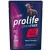 Generico PROLIFE Cane Grain Free Adult Sensitive Beef & Potato - Mini | alimento umido completo per cani adulti sensibili di taglia piccola, prodotto senza cereali, 10 bustine da 100 grammi.