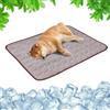 Generico Tappetino Refrigerante per Gatti e Cani Tappeto Rinfrescante per Gatti Materassino Refrigerante per Animali Cuscino Perfetto per Cani in Estate ，01 Marrone：S-50x40cm