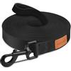 Looxmeer Guinzaglio Addestramento per Cani 3m/5m/7m/10m/15m/20m/25m/30m, Nero