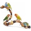 Dexpally Giochi per Pappagalli, Posatoio per Pappagalli Giochi Inseparabili Posatoi per Uccelli (80cm)