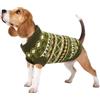 Hjumarayan Maglione per cani di taglia media, stile bohémien, caldo e spesso, per le fredde giornate invernali, morbido ed elastico, con apertura per imbracatura, facile da indossare, Border Collie