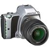 Pentax K-S1 Fotocamera Digitale, DAL 18-55 mm, Sensibilità ISO 51200, LCD da 3, Argento (Moon Silver)