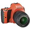 Pentax K-S1 Fotocamera Digitale, DAL 18-55 mm, Sensibilità ISO 51200, LCD da 3, Arancio (Sunset Orange)