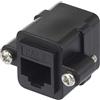 Renkforce Adattatore di rete RJ45 CAT 6 [1 presa RJ45 - 1 presa RJ45] nero