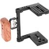 Generico Compatibile con Nikon Universal Multi-Model Camera Cage Rig | Adatto for fotocamere DSLR 50D 40D 6D 7D 80D 90D D800 A99 e altre