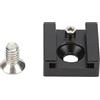 Mtlavishness Mintlavishness Cod Shoe Mount Adattatore in Lega di Alluminio Materiale con 1/4in Vite e Interfaccia a Freddo per Macchina Fotocamera Gla Torcia Elettrica per Monitor Microfono