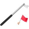 BUKYCAT Telescopica Asta della Bandiera, Asta Bandiera Telescopica, Acciaio Inox Asta Bandiera Telescopica, Guide Turistiche Acciaio Inox Insegnanti per Viaggi, Campeggio, Gite, Concorsi, Insegnanti