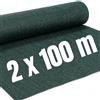 Masterbrico Rete Ombreggiante Verde per Orto, Ombra 90% — 200 cm x 100 metri