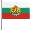AOOEDM Bandiera Bulgaria Bandiera 3X5 Ft - Resistente allo sbiadimento UV - Bandiera da giardino Bandiera da esterno con occhielli