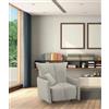 Talamo Italia Dmora Poltrona Almerinda, Divano Singolo, Poltrona Soggiorno Apertura a Carrello, Braccioli Standard, 100% Made in Italy, Cm 110x90h85, Beige