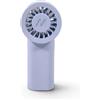 Muitomas Mini Ventilatore Portatile USB, Ventilatore Ricaricabile a Batteria 3 Velocità, Ventilatore a Mano Compatto e Tascabile, Ventola Portatile per Viaggio, Ufficio e Casa, Lilla