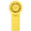 Muitomas Mini Ventilatore Portatile USB, Ventilatore Ricaricabile a Batteria 3 Velocità, Ventilatore a Mano Compatto e Tascabile, Ventola Portatile per Viaggio, Ufficio e Casa, Giallo Pastello