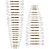 GEARWRENCH Set di chiavi combinate lunghe SAE/metriche Hi-Viz a 12 punti, 44 pezzi | 81919H